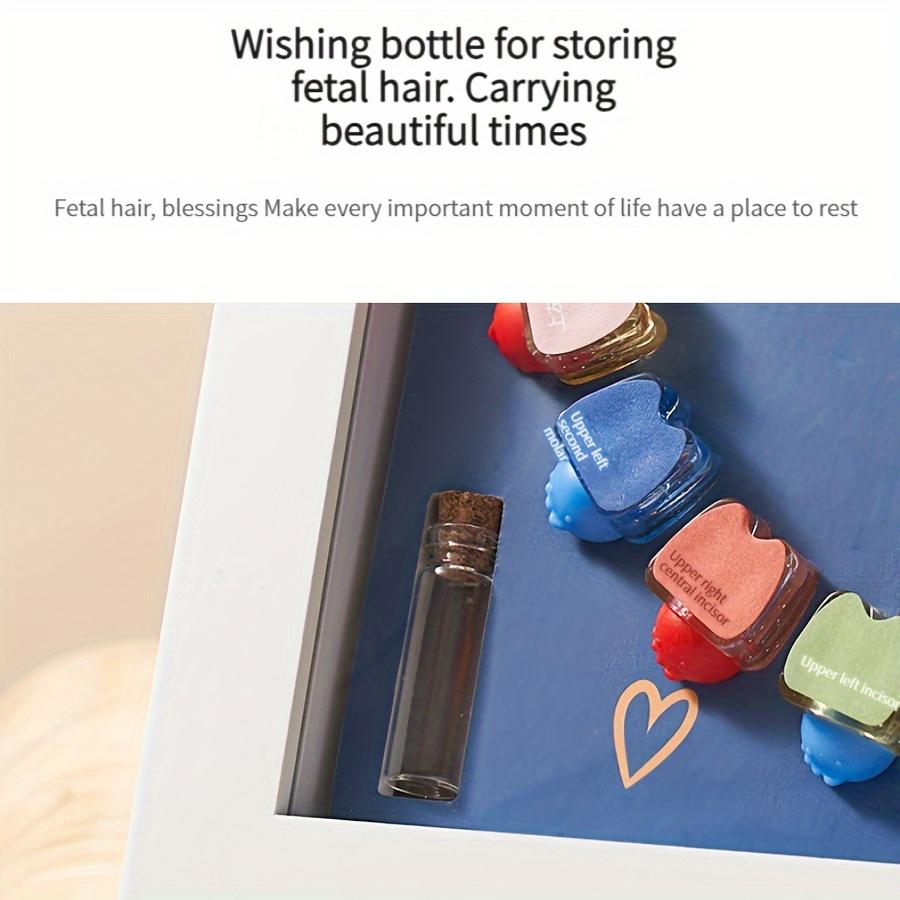1 Piece, Children's Baby Tooth Box, Transparent Crystal Tooth House, Boy and Girl Baby Tooth Storage Box, Baby Tooth Storage Frame