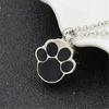 Eye Catching Dog Claw Pendant Necklace Dog Claw Necklace Fashionable Chain Necklace Alloy Texture Neck Jewelry for Daily