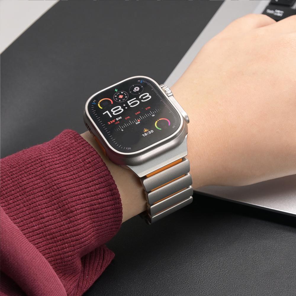 Titanium Watchband for Apple Watch Ultra 3 2 Series 11 10 9 8 7 6 SE3 Butterfly Clasp Strap for Iwatch 49mm 46mm 45mm 44mm Belt