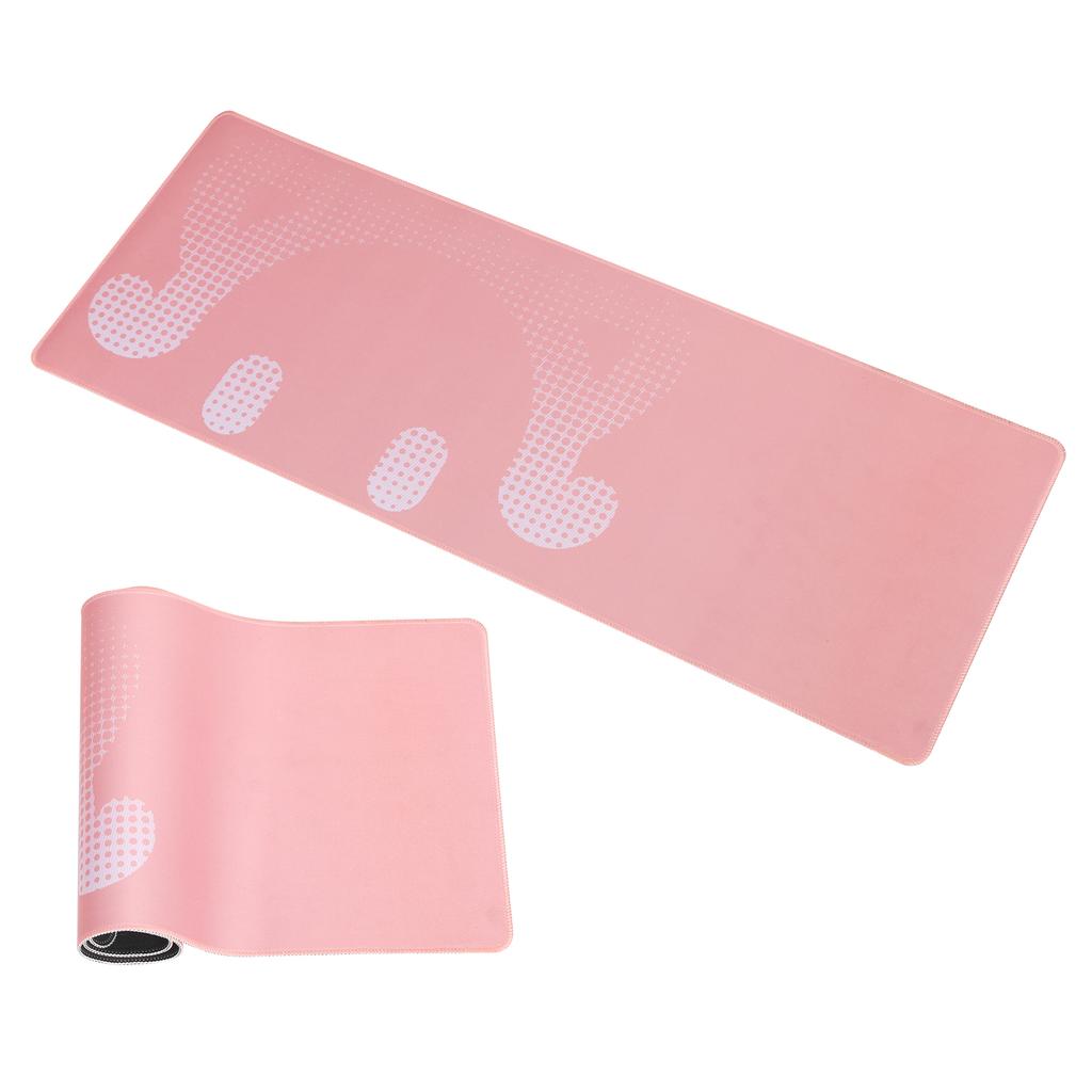 Large Mouse Pad NonSlip Computer Game Notebook Tablet Mat Office Computer Accessories(Pink )