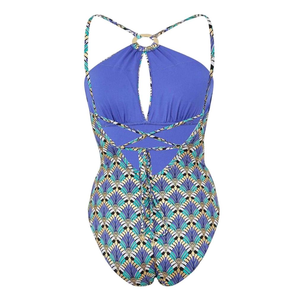 Biba Womens/Ladies High-Neck One Piece Swimsuit