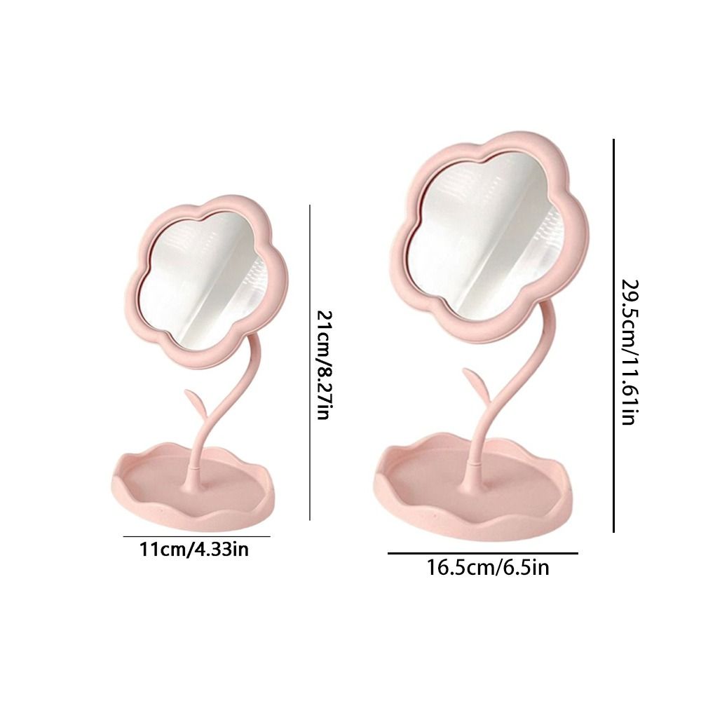 Detachable Dressing Mirror Sunflower Shaped Beauty Mirror Fashion Makeup Mirror