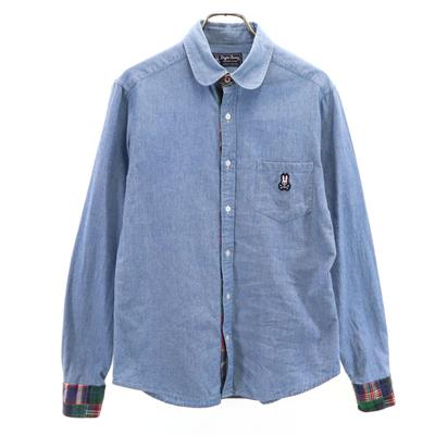 Made In Japan Golf Long Sleeve Chambray Shirt S Blue Men's Used
