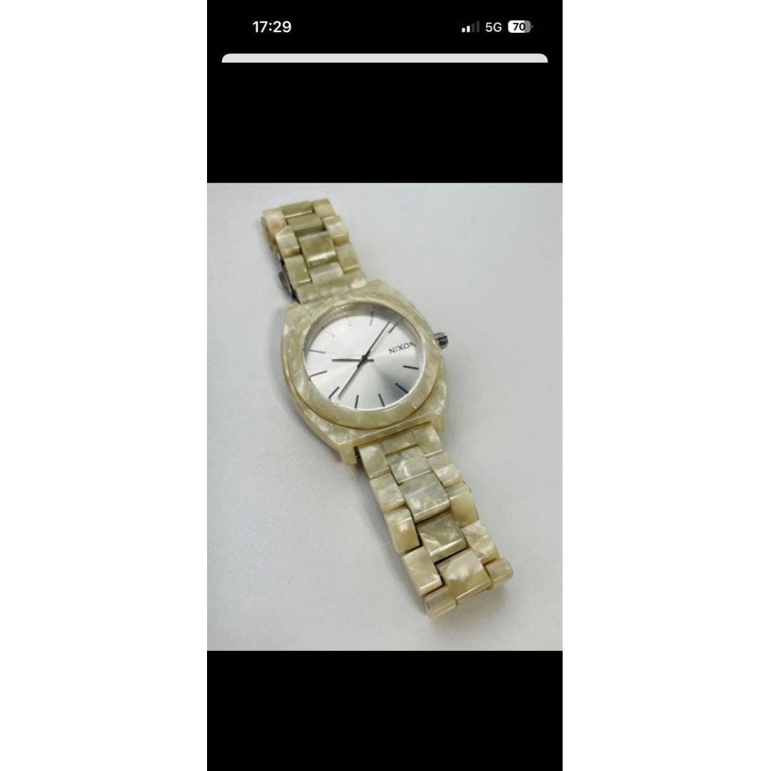 Used NIXON wristwatch tortoiseshell The Time Teller Acetate