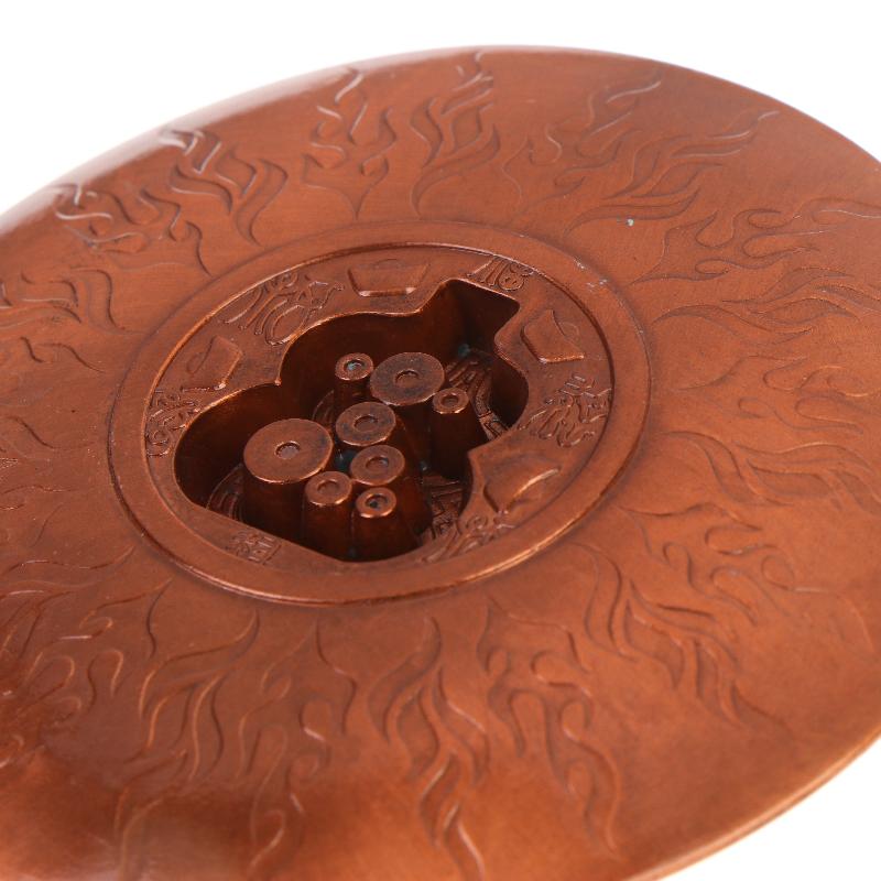 1/2/3/4Pcs Golden Toad Incense Diffuser Incense Stick Holder Metal Zen Lotus Buddha Incense Burner Censer Buddhist Aromatherapy