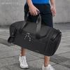 Bange Men's Multifunctional Travel Gym Bag with Wet/Dry Separation, Casual Crossbody Handbag for Outdoor Use.
