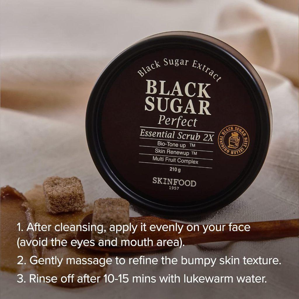 SKIN FOOD Black Sugar Mask Wash Off 4.05 fl. oz.(120g)