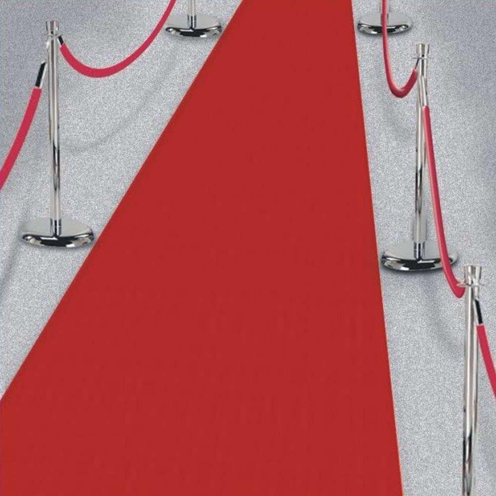 Hollywood Movie Red Carpet Fabric Floor Runner Party Supplies for Parties and Create a VIP Events! Feel! [Product Code]
