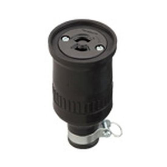 

Panasonic 2P15A Hook Waterproof Rubber Cord Connector Body Black WA5219K