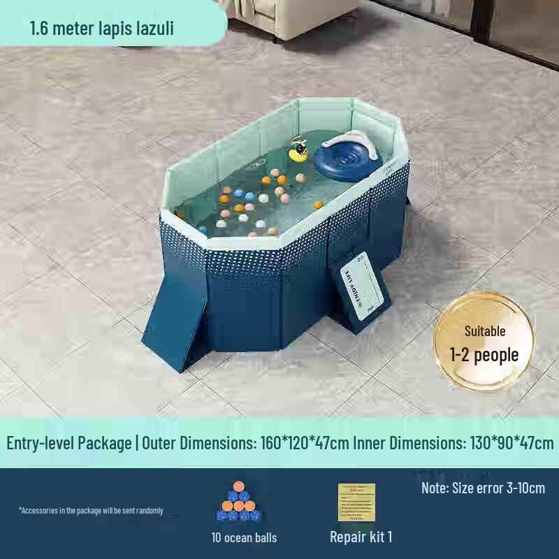 

Zhanwang 1.6m Large Folding Outdoor Kids Pool