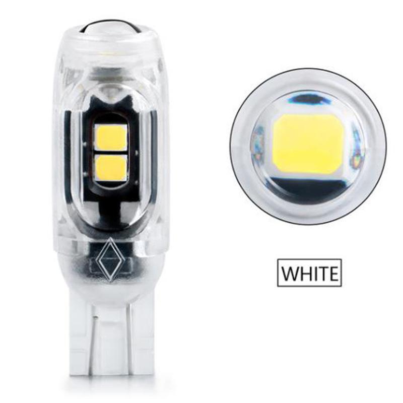 2 Pcs Strobe Flash T10 Led W5W 194 168 5Smd 2835 Turn Signal Bulb Car Interior Light Reading Door License Plate Wedge Lamp 12V
