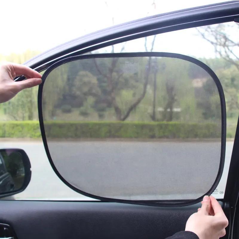 2Pcs Car Sunshade Covers Cover Universal Windscreen Folding Visor Reflector Windshield Auto Window Sun Shade Protector