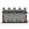 Medieval City Block Building Set - Interlocking Tower and Wall Scene Assembly