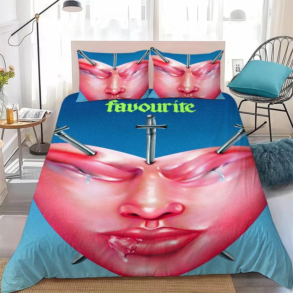 3D Printed Fontaines D.C. Bedding Set Romance Duvet Cover Double Twin Full Queen King Adult Kids Bedclothes Quilt Cover
