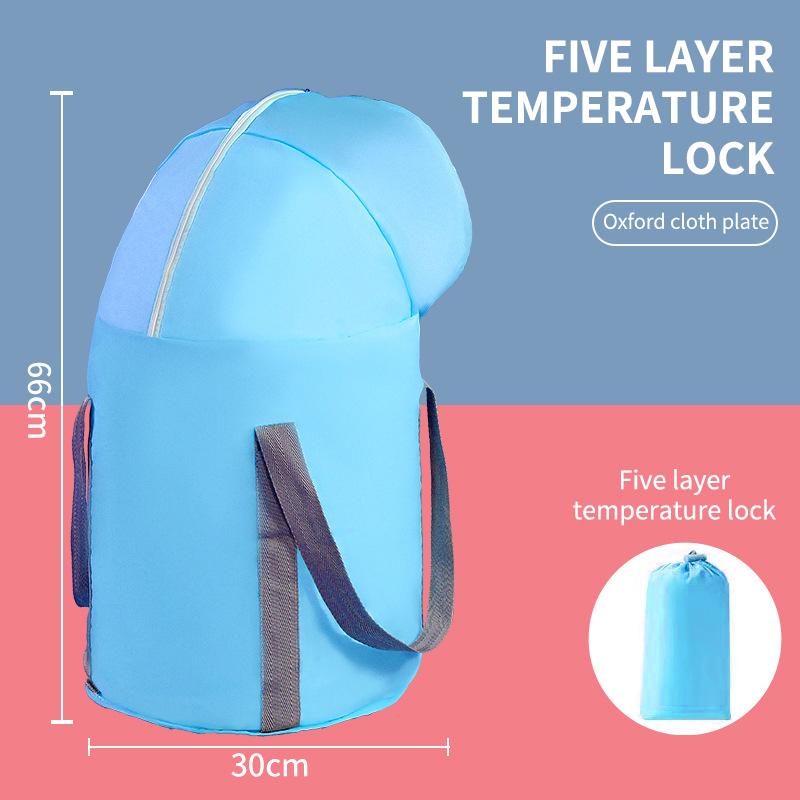 Foldable Insulated Portable Foot Bath Tub - Collapsible Foot Soaking Bucket For Home Spa Foot Care