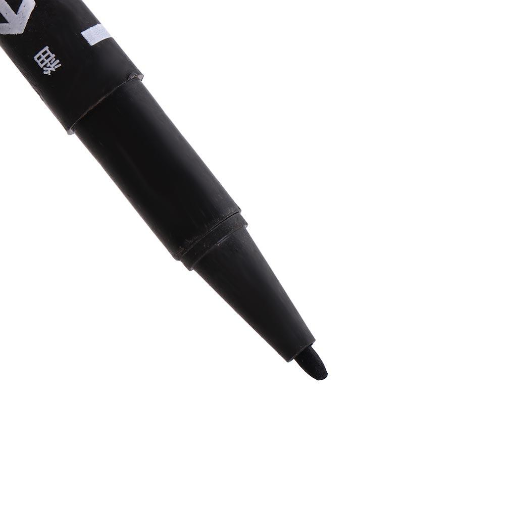 2Pcs/set Thin Pen Tip Tattoo Skin Marker Pen Black/Red/Blue Ink Dual-Tip Tattoo Makeup Pen  Graffiti
