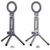 Magnetic Tripod 360 Adjustable Clip Folding Magnetic Phone Stand Aluminium Mini Magnetic Phone Tripod for iPhone & for MagSafes