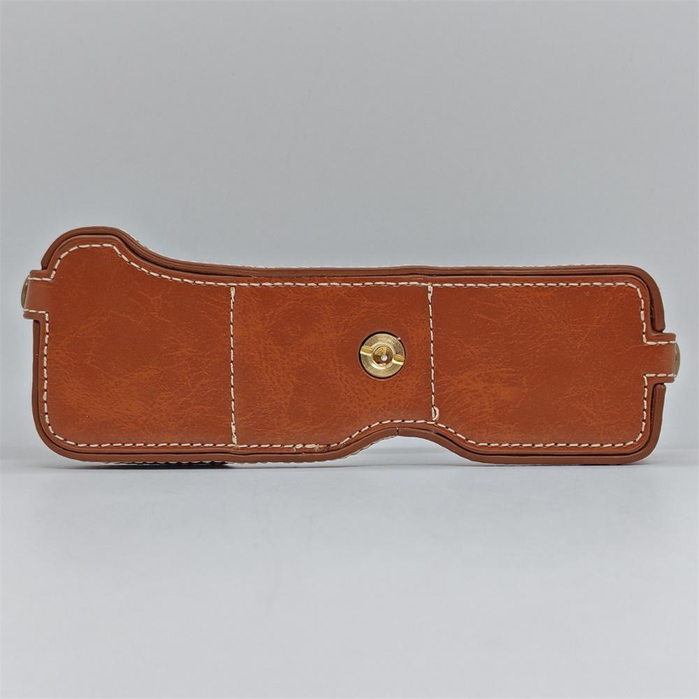 PU Leder Kamera Halbtasche für Fujifilm GFX50R Fuji GFX 50R Basisabdeckung Batterieöffnung Schale