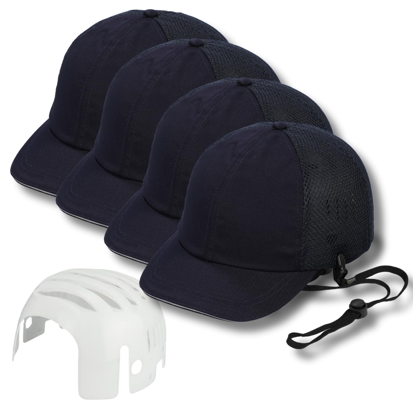 

KaminoKa Simple Mesh Disaster Preparedness Light Всесезонный набор: шлем, кепка, протектор, инструмент, для работы, (Темно-синий, 4)