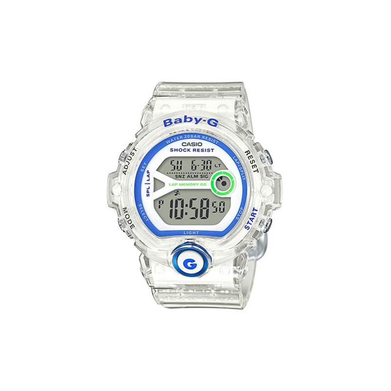 

Casio BABY-G Sports Sweetheart LOOK Summer Ice Cream Waterproof Transparent Quartz Movement Resin Strap Japanese and Korean Watch Women s BG-6903-7DR білий