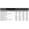 Drive Shaft CV Axle For Can-Am 1000 Outlander 6x6 15-18 705500868 705500983 705501486 705502473