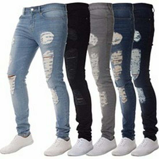 Plus Size Hip-Lifting Cropped Jeans - Women's Stretch Skinny Pants, European & American Style.