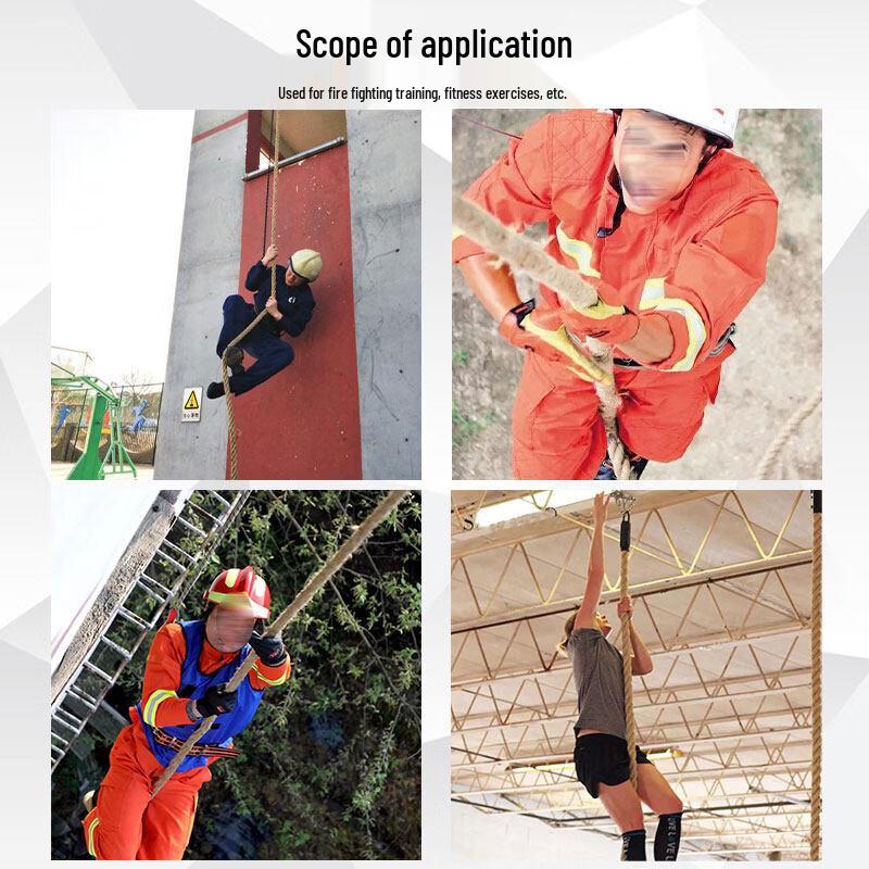 Iron Curtain Cloud Firefighter Training Climbing Rope