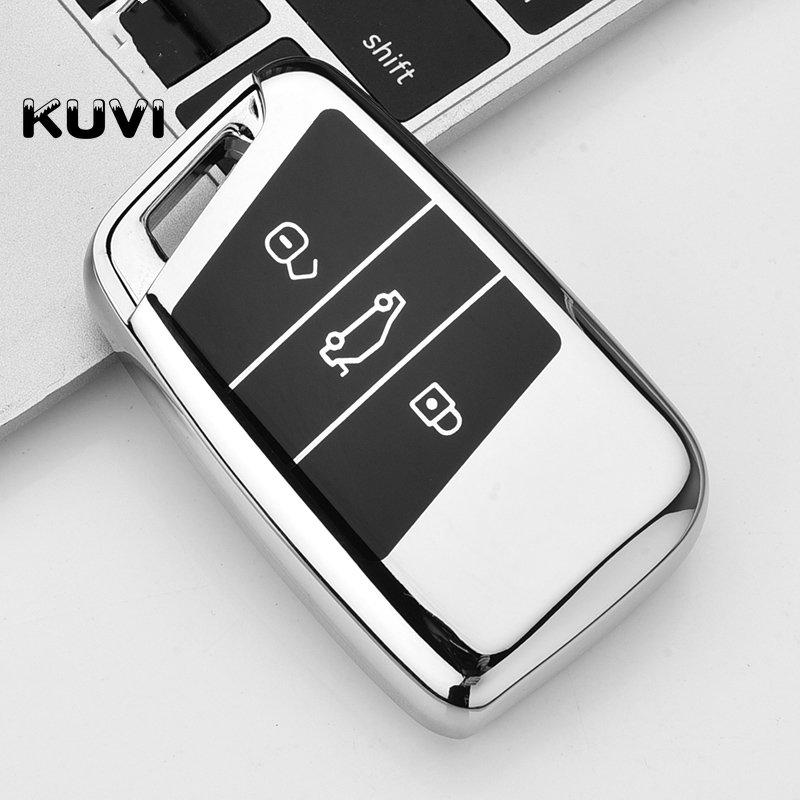 

Tpu Car Key Case Cover Shell Fob For Vw Taos Tiguan Atheon Rline Polo Passat B8 For Skoda Kodiaq Octavia Fabia Karoq Seat