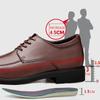 High Quality Genuine Cow Leather Men Dress Shoes Hidden Heel Elevator Shoes 4.5CM Height Increased Shoes For Men Wedding