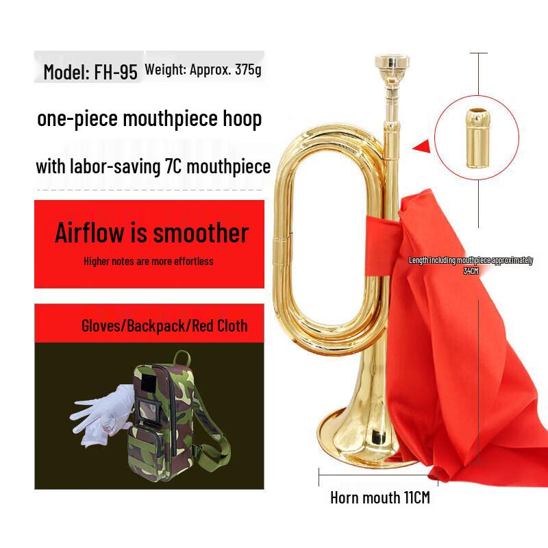 GOWKE C-Key Brass Bugle Standard