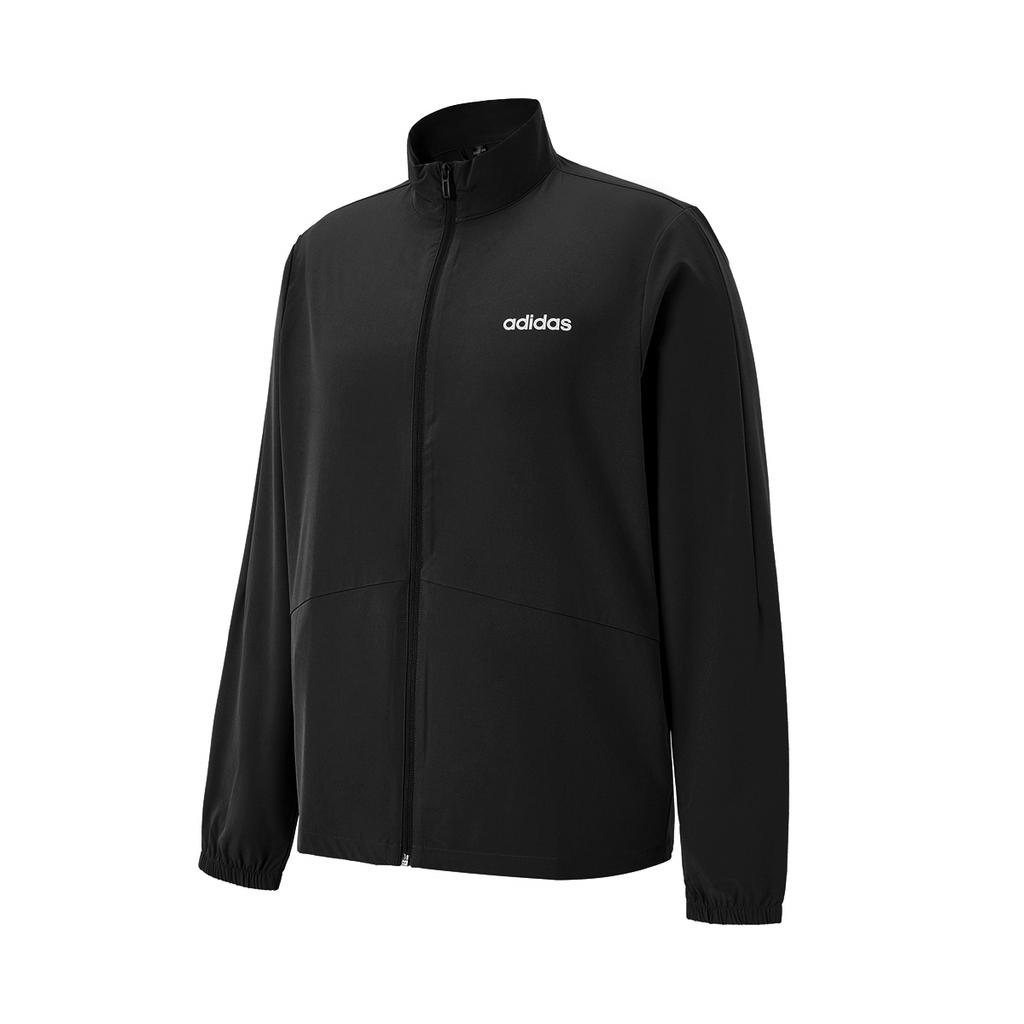 Adidas Comfortable Stylish Stand Collar Long Sleeve Jacket Unisex Jackets Black JN4913