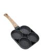 Maifan Stone Non-Stick Four-Hole Frying Pan for Eggs & Steak