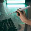 1Set Mini Soldering Iron Cordless Rechargeable USB Powered Portable Wireless Soldering Pen for DIY Electronics Repair Home