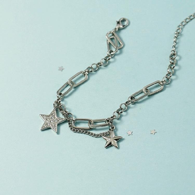 Copper Star Cold Wind Hip-hop Trend Pentagram Sweet Temperament Simple Jewelry