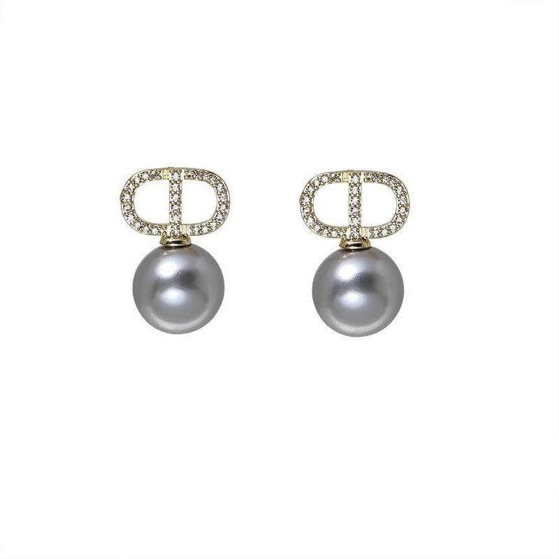 Simple and Compact Pig-nose Stud Earrings, Elegant Letter-shaped Stud Earrings, Silver Needle Earrings