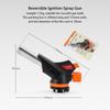 Outdoor Bbq Ignition Spray Gun Stainless Steel Leak Proof Fully Automatic Electronic Lighter Picnic
