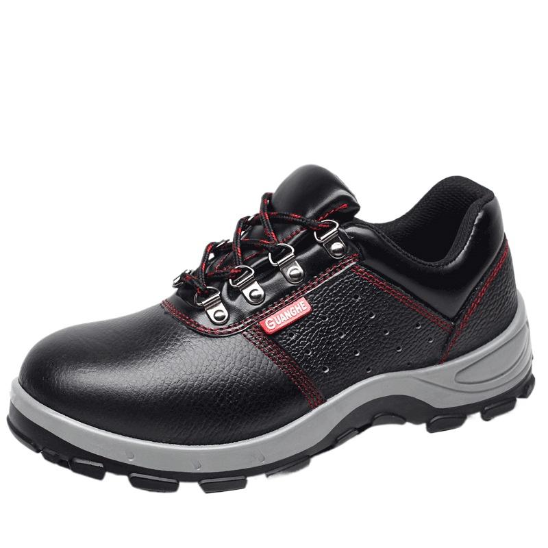 Arbeitsschuhe Stahlkappe Anti-Quetschschutz Baustellensicherheitsschuhe Anti-Stahlsohle Durchtrittsicher Anti-Öl Schutzschuhe