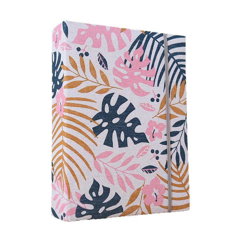 6-Inch 200-Page Cloth Cover Binding Strap Insert Children's Polaroid Photo DIY Album
