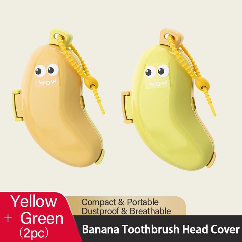 Banana Cover for Toothbrush Compact and Convenient Toothbrush Protector Travel Toothbrush Toothpaste Storage Box LXYJSN06
