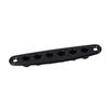 Guitar String Through Plate Mounting Ferrules Zinc Alloy Electric Bass Guitar PartsBlack