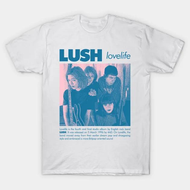 NEW Lush Band Shirt Collection White All Size S-5XL Gift For Fan OB41
