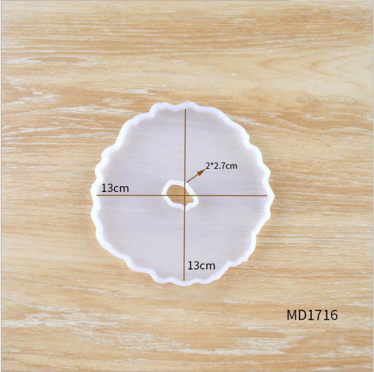1Pcs Wave Coaster Table Mold Silicone Diy Baking Mirror Resin Cloud Epoxy Mold