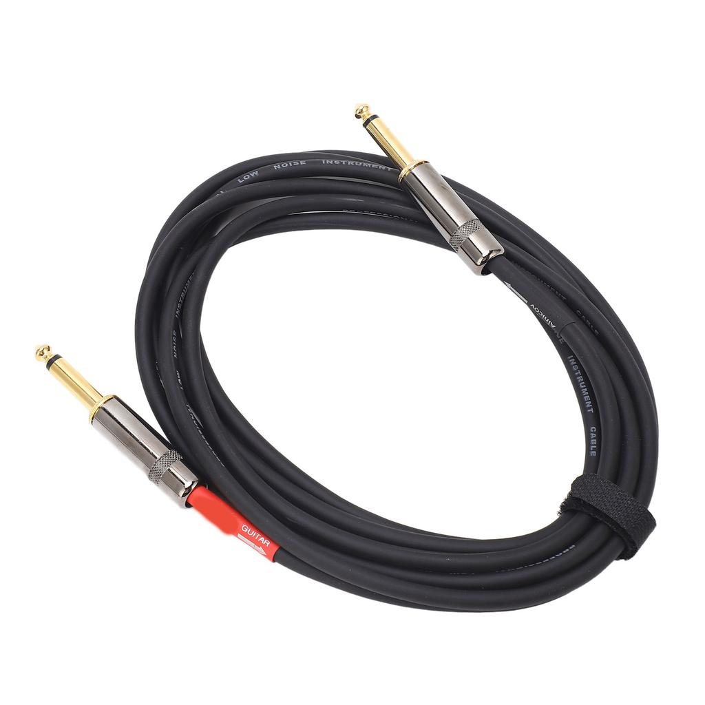 Gitarren-Audiokabel 1 4-Zoll-Stecker rechtwinklig Abschirmung Rauschunterdrückung Instrumentenkabel für Bass Keyboard Schlagzeug