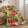 Christmas Themed Festive Holiday Decor Santa bedroom Blanket for Livingroom Couch lunch break Soft throw for Friend's festival Gift