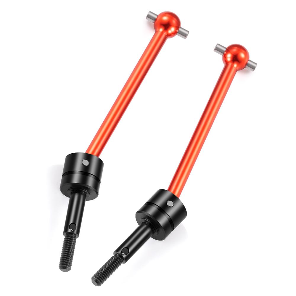 TRINOOD 1Pair Steel CVD Drive Shaft Front Rear Universal Dogbone for 1/10 Tamiya TT02B RC Buggy Car Upgrade Parts