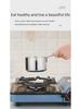 304 Stainless Steel Milk Pot for Heating, Oil, Butter, Melting, Sugar Boiling, and Sauce Making.