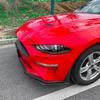 For Ford Mustang MK6.5 2018-2023 Front Bumper Side Spoiler Cover Carbon Fiber Look/Gloss Black Lower Splitter Canard Protector
