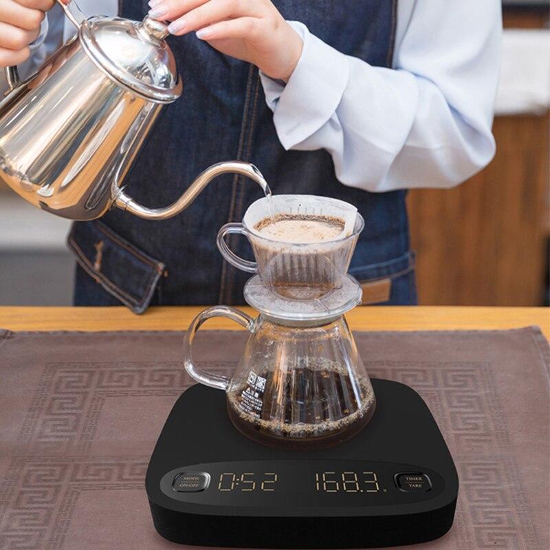 High Precision Portable Coffee Scale Digital Kitchen Scale Electronic Time Chess