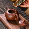 230ml Authentic Yixing Purple Clay Teapot Master Handmade Xishi Kettle Custom Beauty Tea Infuser Zisha Tea Accessories