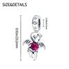 Charms Original Copper Angel Wings Pendant Beads Fit Bracelet Diy Fine Gift Women Delicate Jewelry Accessory